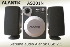 CASSE AUDIO 2.1 USB WOOFER ALANTIK AS301N NERO