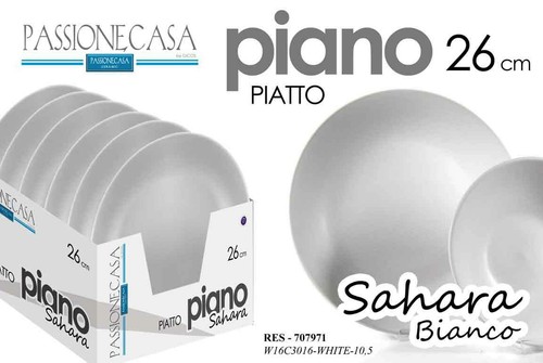 Piatto piatti piano - 6, pz