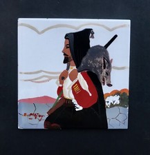 Sardinian Art Tile Ceramic