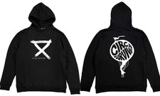 Felpa con cappuccio nuova Circa Survive Logo Band taglia intera S-5XL