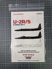 1/48 Decal Set - U-2R/S & ER-2 - Caracal Models #CD48126