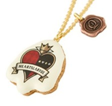 Collana biscotti Qpot Hearts