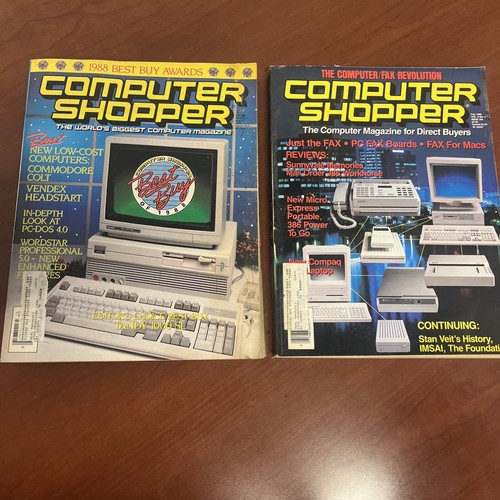 Vintage computer shopper - vintage,