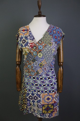 Canotta desigual multicolore - canotta,