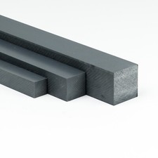 PVC quadrato 20x20mm grigio
