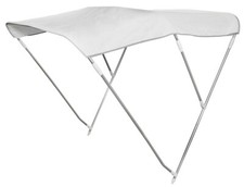 TENDALINO CAPOTTINA PER BARCHE GOMMONI 3 ARCHI ALTO D.22 CM 185/195 BIANCO