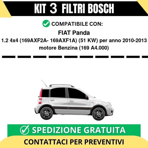 Kit filtri bosch - kit, panda