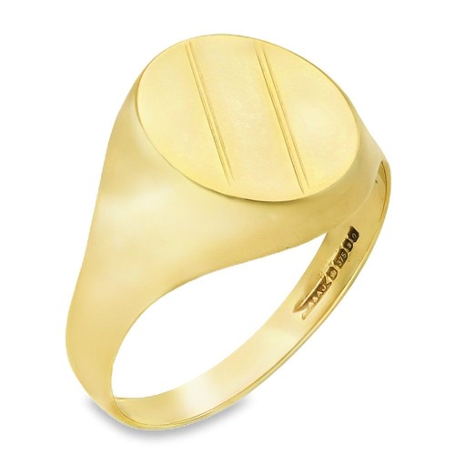 Anello con sigillo ovale