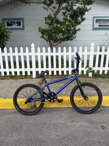 Blue black bmx bike bicycle - bike,