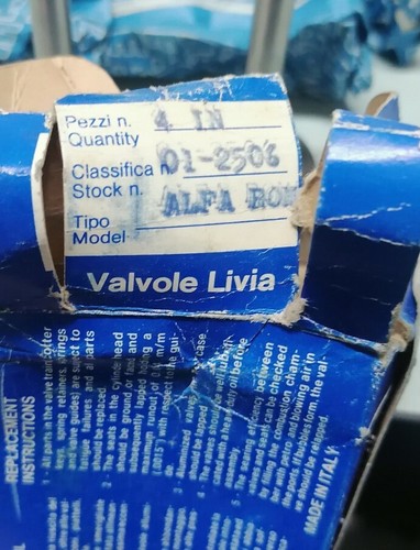 Valvole aspirazione alfa - 4,