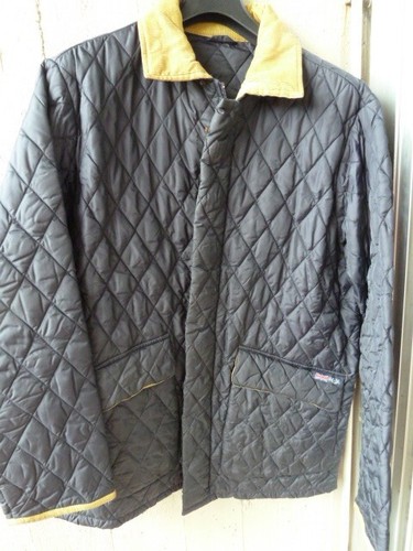 Giaccone trapuntato blu scuro - giaccone,