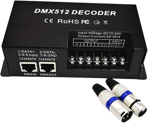 Decoder canali dmx 512 - 512, rgbw