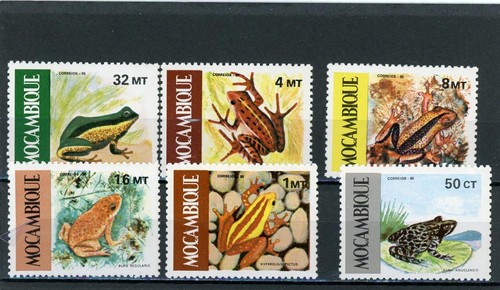 Mozambico 1985 frogs - 1985, scott#