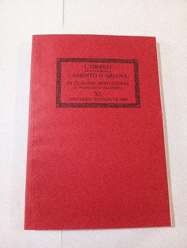 Orfeo favola in musica - favola,
