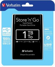 Verbatim Store n Go 1TB Nero Hard Disk Portatile USB 3.0