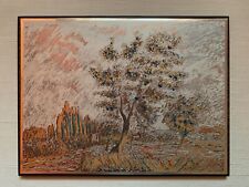 Michele Cascella 25x19 serigrafia su lastra argento, Firmata, Certificata, 1976