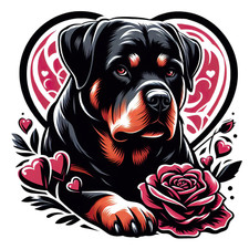 Adesivo auto cane gigante XXXL