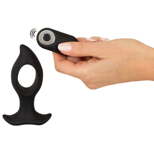 Butt plug with - hole,