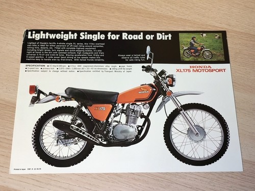 1973 moto honda xl175 - honda,