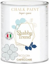 CHALK PAINT Pittura Shabby Chic Vintage Mobili Extra Opaca GRIGIO PIETRA 