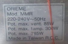 ORIEME MMR Regolatore Di