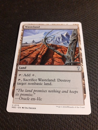 Wasteland mb2 115 mtg - wasteland,