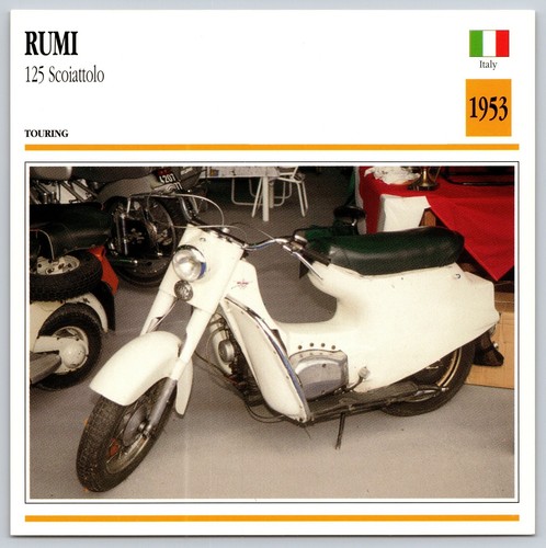 Scheda moto rumi 125 - rumi,