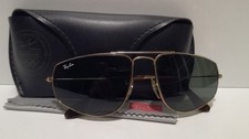 VINTAGE B&L RAY BAN AVIATOR 58[]16 USA FASHION METALS 3 + CASE