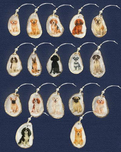 Ornamento ritratto cane - ,