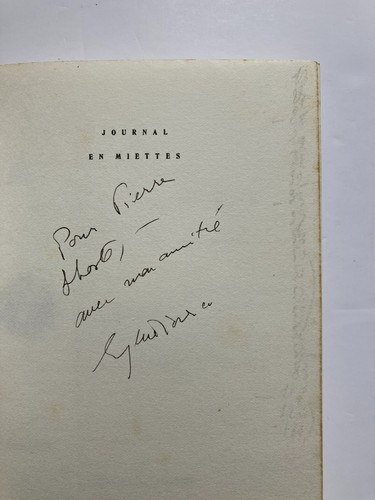 Ionesco journal miettes - ",