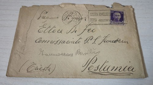 Lettera 1933 mostra - 1933,