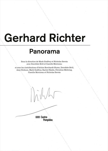 Gerhard richter panorama - gerhard,