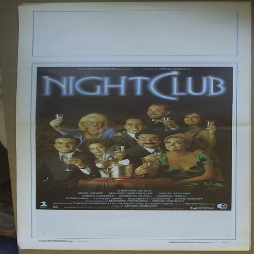 Locandina film night club - locandina, de