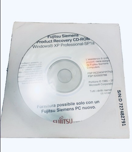 Fujitsu product recovery - product,