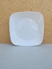 Set Of 3 Corelle Vitelle 9” White Salad Luncheon Plates EUC 