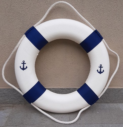 Salvagente bianco tela - in,