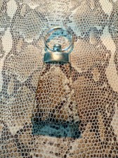 portachiave in pelle serpente
