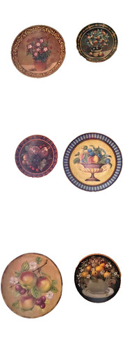 Set 6 quadretti con - set, di