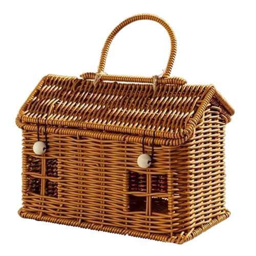 Cestino forma casa in - cestino,