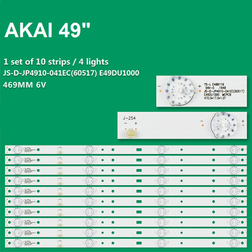 Kit barre strip led akai - led,