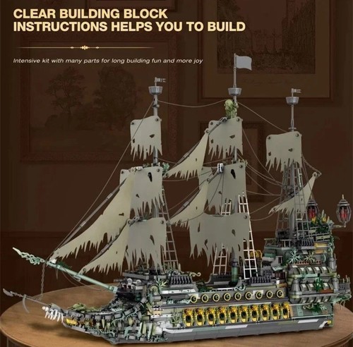 5865pcs flying dutchman pirate - 5865pcs,
