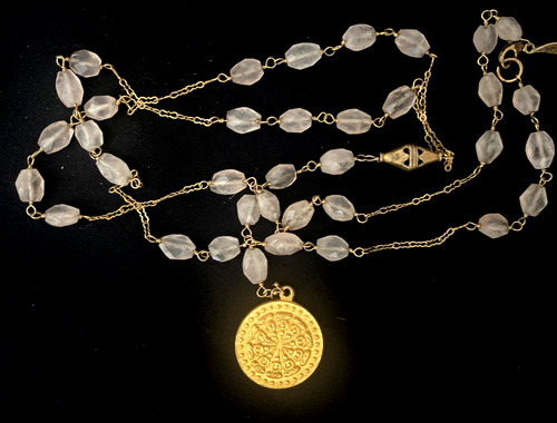 Collana vintage buddista ruota - vintage,