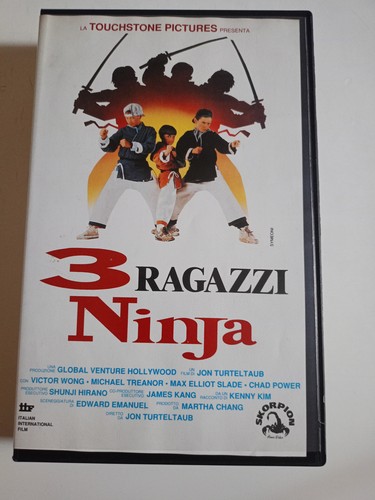 Film vhs ragazzi ninja - film, 3