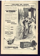 ALTERADIO RADIORICEVITORE - Pubblicità vintage OLD ADVERTISING - 1928 (RAD_114)