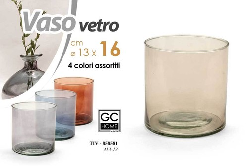 Vaso vetro cachepot - vaso,