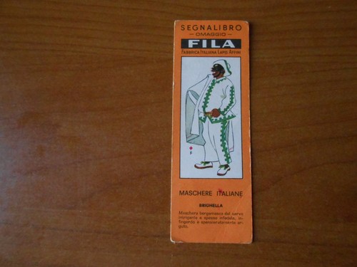 Segnalibro fila serie maschere - segnalibro,