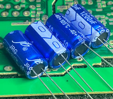 4Pz. 1200uF 10V JB Condensatori elettrolitici THT Ø10x20mm ±20% ( 4 pezzi )