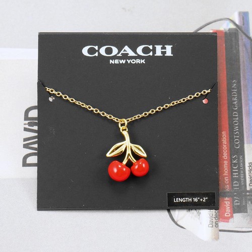 Collana coach ciliegia - ciliegia, rossa