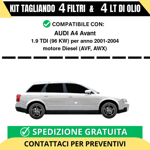 Tagliando per audi avant - tagliando, a4