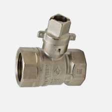 Bugatti Valvola a sfera Femmina Femmina con quadro piombabile 2" Pollici GAS